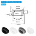 thumbnail image 2 of Uxcell 40 Count Silicone Round Snap, Furniture Hole Plug White 16mm, 2 of 6