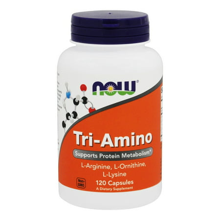 UPC 733739001528 product image for NOW Foods - Tri-Amino Arginine/Ornithine/Lysine - 120 Capsules | upcitemdb.com