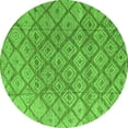 thumbnail image 1 of Ahgly Company Indoor Round Abstract Green Modern Area Rugs, 8' Round, 1 of 4