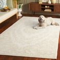 thumbnail image 3 of SAFAVIEH Ebony Colleen Medallion Area Rug, Ivory/Light Green, 6' x 9', 3 of 11