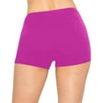 thumbnail image 4 of ELFINDEA Yoga Pants Shapewear Women Banded Shorts Boyshorts Boardshorts Swimsuits Sporty Short Plus Size Body Suits for Womens Pink M, 4 of 7