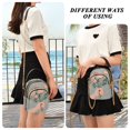 thumbnail image 6 of FORMRS Crossbody Bag for Women Quilted Travel Shoulder Cell Phone Purse with Chain Strap Handbag, Stars Flower, 6 of 7