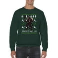 thumbnail image 2 of Jingle Hells Krampus Design Men's Sweatshirt, 2 of 3