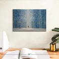 thumbnail image 3 of Elephant Stock Kiss Under The Rain Wall Art - Horizontal Canvas Wall Art - Living Room Wall Decor - Love Canvas - Blue And Gray Decor By Ekaterina Ermilkina - 12" x 8", 3 of 7