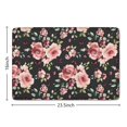 thumbnail image 5 of Pioneer Flower Floral Print Flannel Non Slip Door Rugs,Washable Door Mats Indoor,Decorative Door Mats,Dirt-Resistant and Absorbent Doormat for Entrance,Bedroom,Kitchen,Bathroom,23.5"x16", 5 of 5