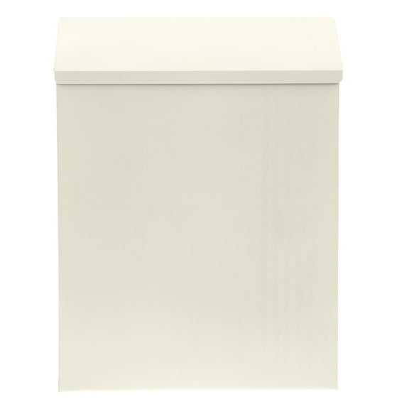 Homoyoyo Beige Wall-Mounted Decorative Mailbox and Practical Outdoor Indoor Use Secure Mail Storage