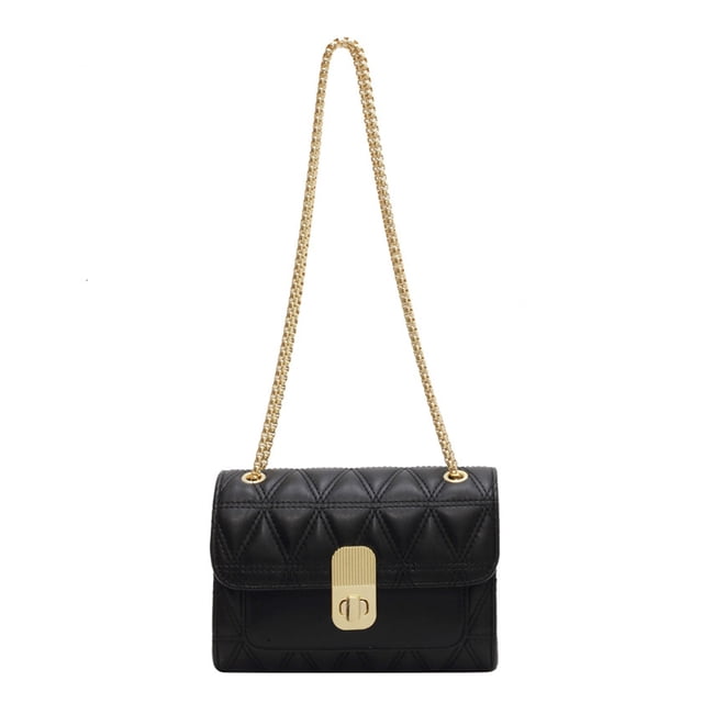 Bolso de hombro y cartera con doble cremallera de moda para citas, bolso cruzado de cuero PU para mujer, color negro