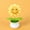 Style 3, variant on Crochet Artificial Sunflowers Pot for Office Desk Car Dashboard Decor, Funny Gifts for Women Birthday Christmas Party Decorations Motivational Gifts