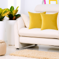 thumbnail image 2 of Purebryt Housse de Coussin en Velours (18"x18), 2 Paquets, Jaune, 2 of 5