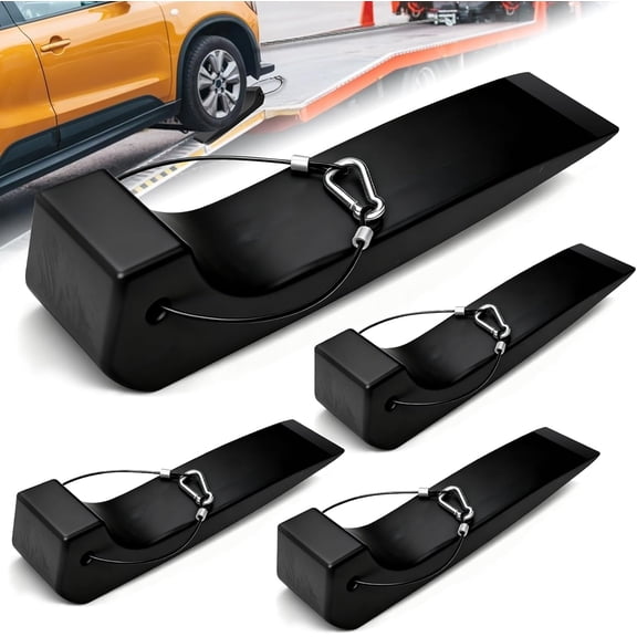 Tire Skates for Car Haulers Flat Beds Wreckers and Rollback Carriers, 4 Pack