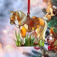 thumbnail image 3 of Elainilye Acrylic Christmas Ornament Tree Decoration Pendant for Festive Decor, Clear Hanging Design with Holiday Motifs, Tree and Home Accent Piece for Seasonal Use, 3 of 5