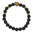 thumbnail image 1 of Pulsera de piedra Pulsera de elásticas Pulsera de natural genuina Cabeza Yuyangstore Pulsera de piedra de lava, 1 of 8
