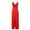 Red, variant on Mermaid Prom Dresses Sexy V Neck Slit Spaghetti Straps Cocktail Dresses Pleated Empire Waist formal Evening Party Gowns for Women