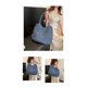 thumbnail image 2 of Zhuge Bolso de hombro tejido para mujer, bolso de mano tejido, bolso de mano tejido elegante para playa de verano, bolsos de hombro de 18,5 x 0,78 x 14,56 pulgadas (azul), 2 of 4