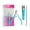 blue, variant on 3Piece Stainless Steels Cuticle Scissors Set Precisions Ground Blade Ergonomic Handle For Home Salon Or Travel Nails Care