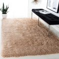 thumbnail image 2 of Safavieh Venice Shag Collection SG256C Handmade Glam 3-inch Extra Thick Area Rug, 6' x 9', Champagne, 2 of 5