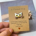 thumbnail image 1 of Emotional Resin Pocket Gift - Unique Handmade Card Holder, 3.54x2.75 Inch Thoughtful Present for Family & Friends, Portable Keepsake Box for Love & Warmth, 1 of 2