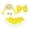 as show, variant on Liamobondopolis Summer Porch Goose Outfit Yellow Polka Dot Bikini and Accessories for 23 Inch Figurine Outdoor Porch Decor