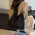 thumbnail image 3 of Bolso Tipo Cubo Hombro para Mujer Gamuza Gran Capacidad Moderno Con Hobo Bolsillo, 3 of 9