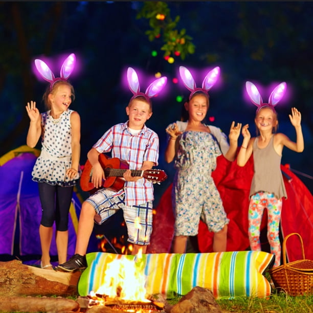 Cerceau de tête d'oreille de lapin coloré pour adultes et enfants, bandes de sauna de Pâques, tiare de masquage d'oreille de lapin, accessoires de costume, cheveux en peluche, mignon, Tim ade
