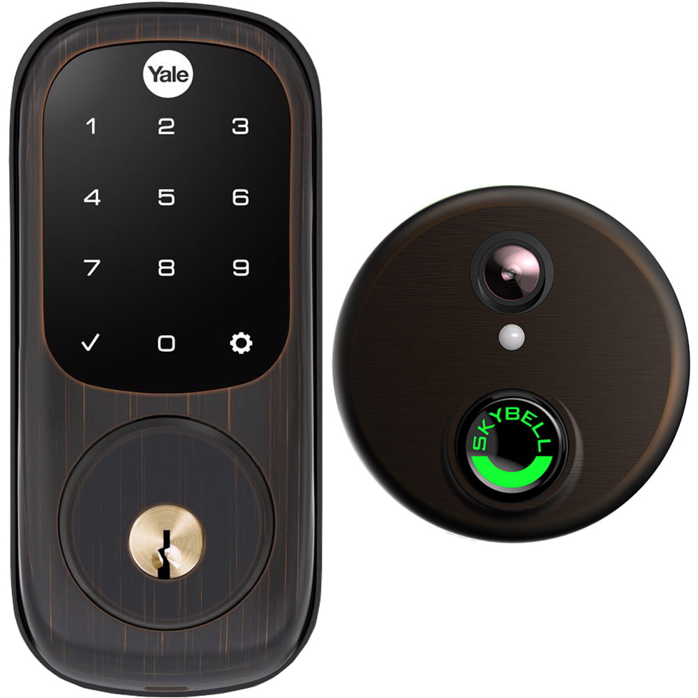 Yale Locks Assure Lock Touchscreen with Z-Wave in Oil Rubbed Bronze ...
