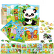 thumbnail image 1 of Rompecabezas Educativo De Madera De Animal Para Niños, 20 pzs, 1 of 5
