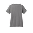 thumbnail image 6 of Port & Company Ladies Core Cotton V Neck Tee-S (Medium Grey), 6 of 6