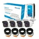 thumbnail image 2 of Kit de Cámaras de Seguridad de 4 Cámaras Hilook Full HD 1080p Bala color Blanco Metálicas Disco Duro 1TB, 2 of 4