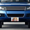 thumbnail image 4 of Beagle Dog Watercolor Style Metal Novelty License Plate, 4 of 7