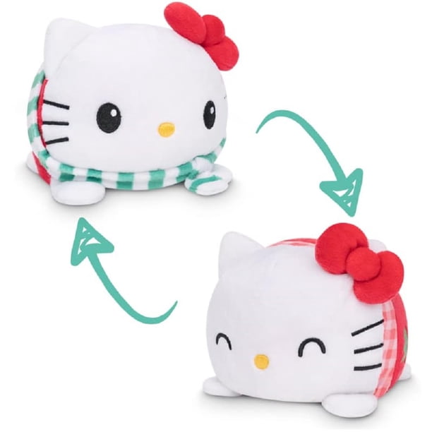 Juguete de peluche reversible con forma de tortuga Sanrio Hello Kitty Christmas