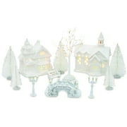 13-Piece Christmas White House Set
