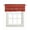 Red, variant on Red Wood Grain Kitchen Valances for Windows Farmhouse Linen Window Valance Curtain for Living Room Window Treatment Farmhouse Vintage Wooden Rustic Planks Valance Rod Pocket Topper, 60 x 18 Inch