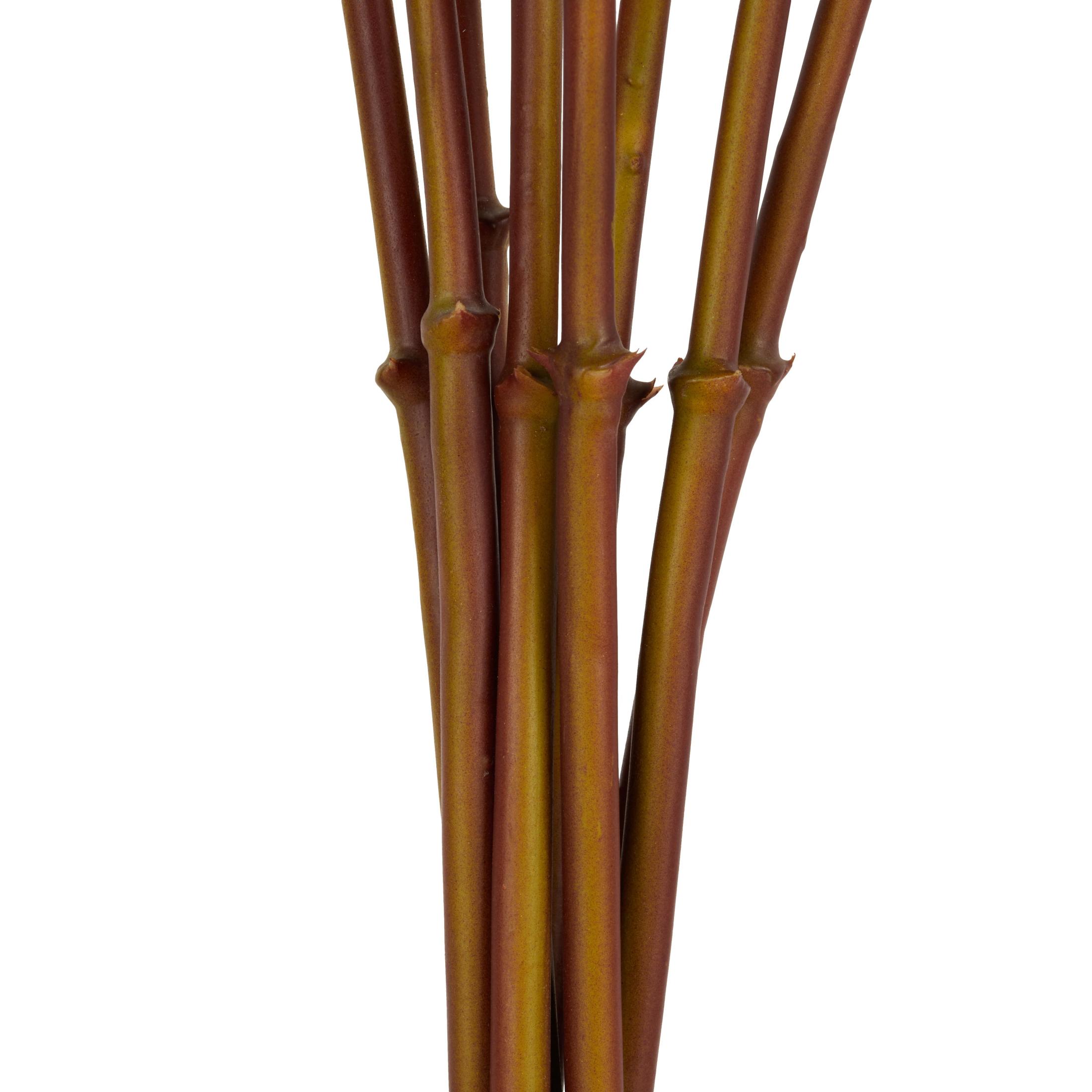31" Plastic Floral Tall Dahlia Artificial Flower Stem, by DecMode (8 Count)