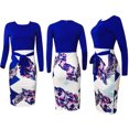 thumbnail image 4 of Long Sleeve Crew Neck Zip Body Dress Church Dress WERSEON Modelo, 4 of 20