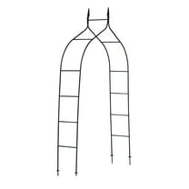 Machrus Ogrow Wedding Garden Arch - Decorative Garden Arbor Trellis for Climbing Plants, Lawn Patio Arch Stand - Metal Backdrop Arch