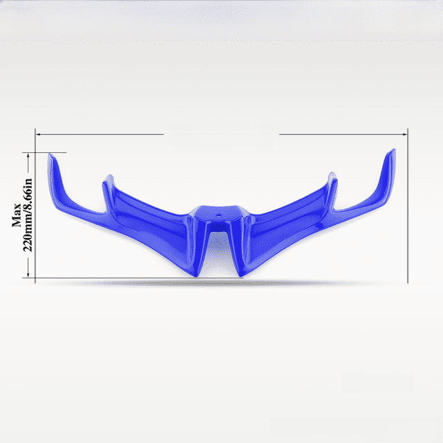 Adecuado para YAMAHA R15 V3 2017-2021 carenado frontal ala fija entrada ala pico de aleta de tiburón