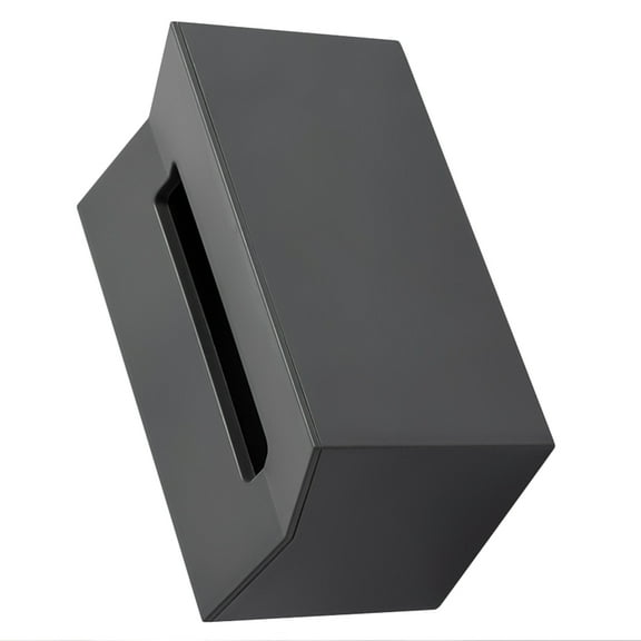 ULTNICE Toilet Roll Wipes Holder Adhesive Installation Plastic Dark Grey 1Pack for Bathroom