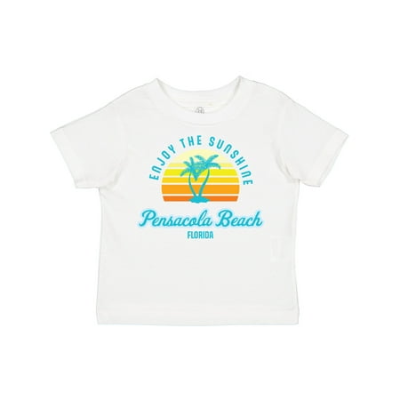 

Inktastic Summer Enjoy the Sunshine Pensacola Beach Florida in Blue Gift Toddler Boy or Toddler Girl T-Shirt