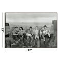 thumbnail image 3 of Friends - Framed TV Show Poster (The Friends Sitting On Girder / Sitting Above Manhattan) (Size: 36" X 24") (Antique Copper / Gold Aluminum Frame), 3 of 6