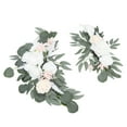 thumbnail image 1 of 2pcs Lifelike Wedding Arch Flowers Fadeless Exquisite Decor with Convenient Clips for Indoors Outdoors, 1 of 7