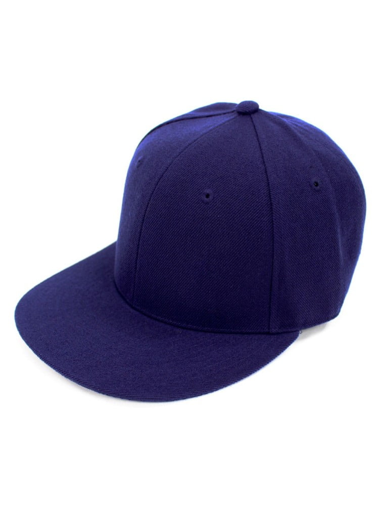mens fitted flat bill hats