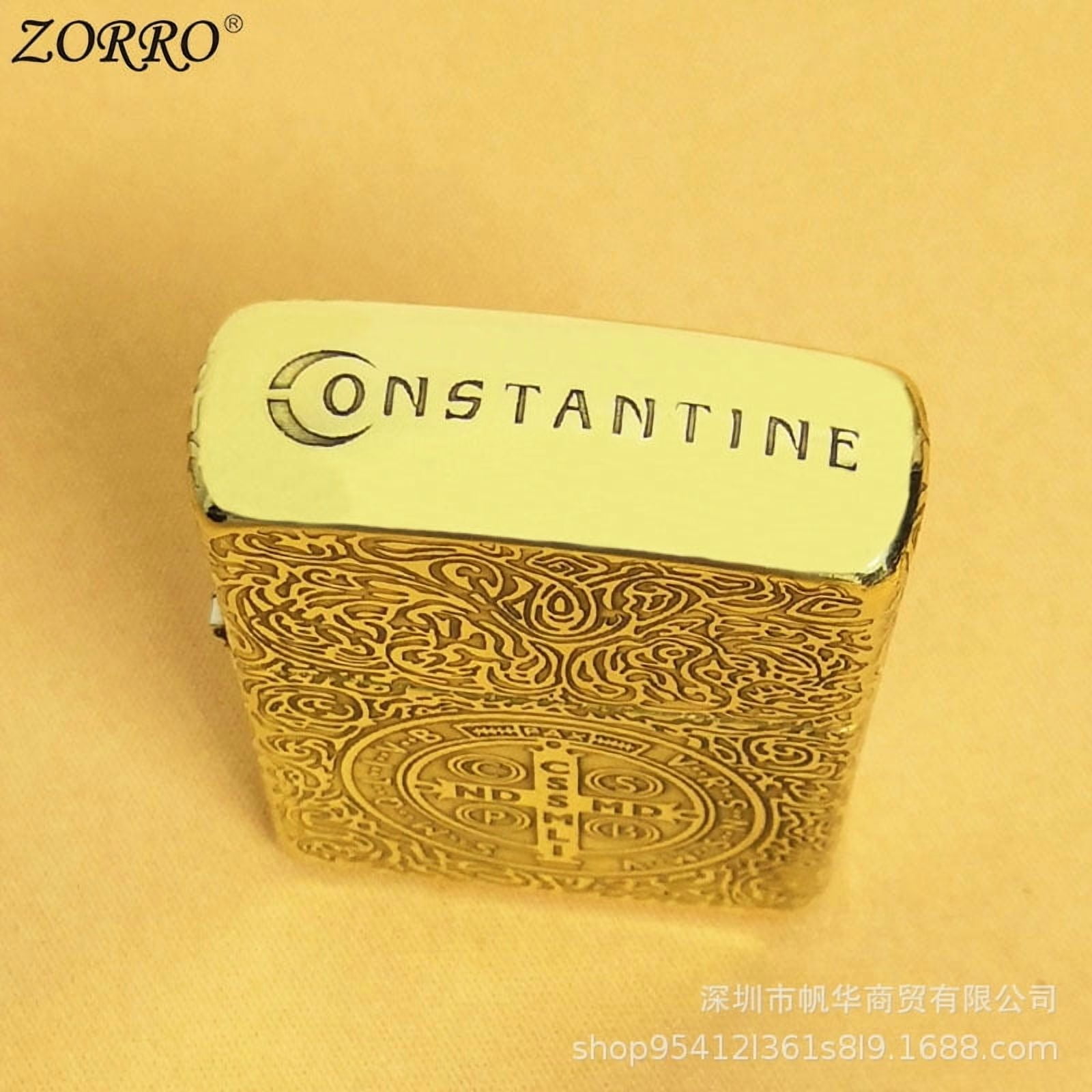 Bbsisgo Kerosene lighters, Candle lighters, Gift lighters for men and women(Without fuel),镶嵌圣徒康