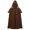 Brown, variant on Renaissance Cloak for Men with Hood Halloween Cosplay Knight Gothic Witch Cape Medieval Costume Robe