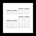 thumbnail image 1 of 1 Juego de Recipiente de Almacenamiento Transparente Sellado con Tapa para Contener Dulces de Cereales, Juego de Caja de Almacenamiento de Alimentos de Cocina, 1 of 8