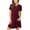 C, variant on Lenago Women's Crewneck Short Sleeve Solid Mini Swing Dress with Pockets
