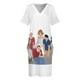 thumbnail image 3 of Gilligans Island-vestido holgado con bolsillo para mujer ropa de verano, 3 of 6