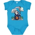 thumbnail image 3 of Inktastic Halloween Trick or Treating Cute Grim Reaper Boys or Girls Baby Bodysuit, 3 of 5