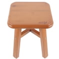 thumbnail image 4 of Wood Stool Shoe Changing Stool Small Stool Indoor Stool Wooden Stool Home Low Stool, 4 of 9