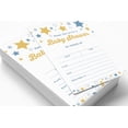 thumbnail image 2 of Inkdotpot 30 Fill In StyleBaby Shower Invitation Cards Gender Neutral Twinkle Twinkle Little Star Blank Invites, 2 of 6