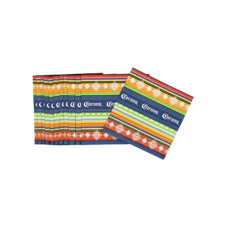Corona Fiesta Themed Party Plates and Napkins Decorations Cinco De Mayo (5 Inch Napkins (12pieces)